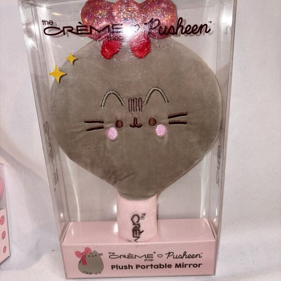 The Creme Shop x PUSHEEN Plush Makeup Mirror & Macaron Lip Balm NEW - Picture 3 of 7